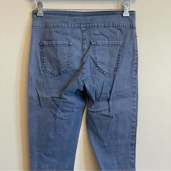 Forever 21 29 blue skinny pants Pirate Vibes mid-rise button - Picture 6 of 8